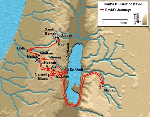 SAUL'S PURSUIT OF DAVID