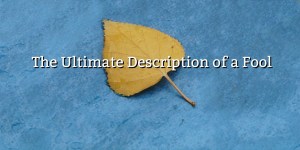 This 1-minute devotion shares 5 ways that we wrongly celebrate foolishness. It includes a quote by a famous missionary. #BibleLoveNotes #Bible