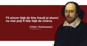 Shakespeare, SINCERITATEA