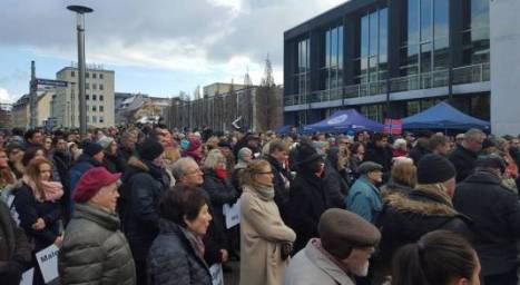 1 Protest.17.02 .2016 Nürnberg(Germania) Pt.Fam.Bodnariu si Crestini persecutati
