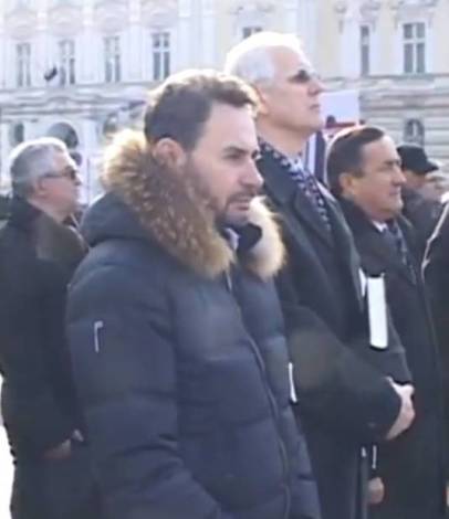 Aradul, alaturi de fam. Bodnariu Primar Gheorghe Falca, Presedinte Uniunea Baptista Viorel Iuga, Presedinte Cultul Penticostal Moise Ardelean