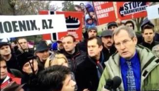 Cornel Avram PROTEST Washington D.C. 8 ianuarie 2016 #BODNARIU