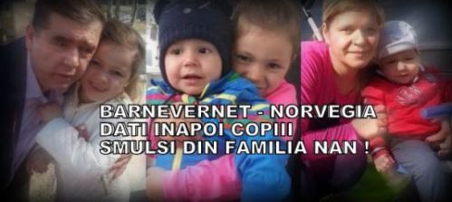 Familia Nan, Dumitru și Mihaela în scopul recuperării copiilor lor Bianca și Dragoș.