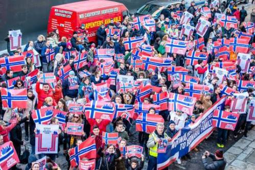 Protest BARNEVERNET for #BODNARIU family in DUBLIN, IRELAND